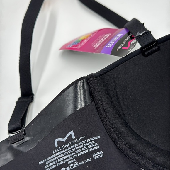NWT Maidenform 6-Way Convertible Bra – Black, Size S - Picture 6 of 11